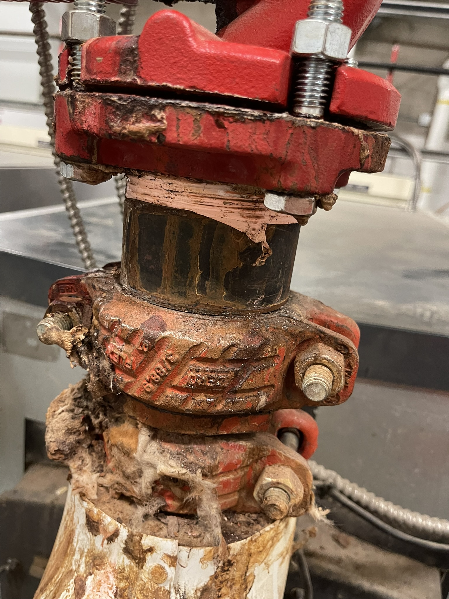Circulator pump with advanced corrosion — the reality of commercial mechanical rooms